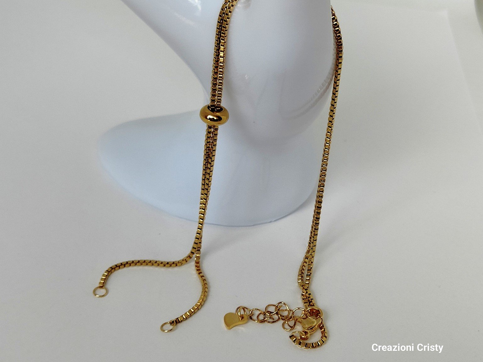 Catena scorrevole in acciaio inossidabile 304  Gold